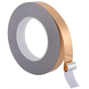 GORGECRAFT 50mX20mm Ruban Adhésif Doré pour Moulure Murale Décollez Collez Ruban de Finition Miroir Métallisé Flexible Bande Décorative Auto-Adhésive pour Armoire Plafond Carrelage Calfeutrage de Sol (GORGECRAFT FR, neuf)