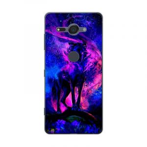 KARTXITAI Coque Compatible avec Sony Xperia XZ2 Compact,Housse Étui de Protection en Ultra Transparente Silicone en Gel TPU Souple Case Cover Shock-Absorption-Le Loup (KARTXITAI, neuf)