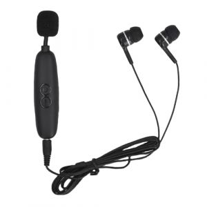 Denash Amplificateur de Son D'oreille, Contrôle de Volume Réglable, Dispositif de Réduction du Bruit Rechargeable, Pince à Collier pour une Utilisation Pratique, Batterie 150mAh Li (Linkchen, neuf)