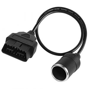 XMSJSIY OBD2 à Briquet à cigares Adaptateur Femelle connecteur 16 Broches OBD2 mâle pour Le câble d'extension de Voiture vechile 18awg - 0,5m (ShenZhen YingTuYou Jia Ju, neuf)