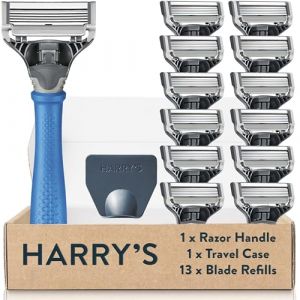 Harry's Razors for Men Rasoirs pour hommes + 13 lames, 5 Lames de rasoir pour hommes, 13 lames (BEAUTY RUSH, neuf)