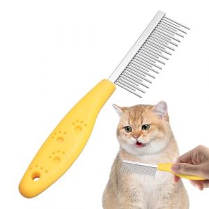 Peigne pour animaux de compagnie, brosse de chien,Toiletteur de peigne pour chiots - Peigne pour épilation pour animaux domestiques, brosse de toilettage antidérapante pour chiens chats animaux dôme (xiucey, neuf)