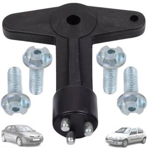 Twowinds - Clé Antivol Enjoliveur Compatible avec Renault Clio Espace Kangoo Megane, Opel - 7700422600 - Vis Jante - Écrou Enjoliveur - Cache-roues (Autoparts-forless, neuf)