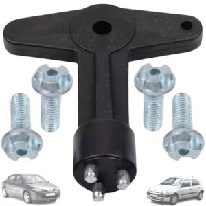 Twowinds Vis Antivol, Enjoliveurs et Clé de Sécurité 7700422600 Clio Espace Kangoo M-egane (Autoparts-forless, neuf)