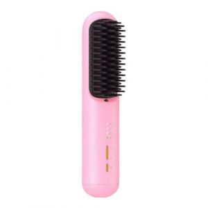 PAGJHRFJG Lisseur de Cheveux Rechargeable Lisseur à Ions Négatifs Cheveux Bouclés Peigne à Friser Électrique à Double Usage B (Boyining, neuf)