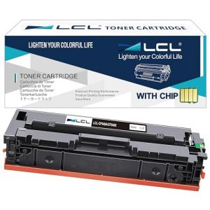 LCL CF540X Cartouche de Toner Compatible avec HP 203A 203X CF540X Compatible avec HP Color LaserJet Pro M254dw M254dn M254nw MFP M281fdw M281fdn M281cdw M280nw (1-Pack,Noir) (Great Office, neuf)