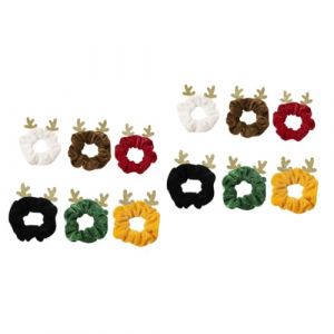 Beaupretty 12 Pièces Élastiques à Cheveux De Noël Accessoires Cheveux Pour Bébés Filles Accessoires De Cheveux Fille Accessoires Cheveux Fille De Noël En Tissu (lorianca, neuf)