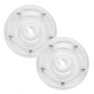KAIYAYA 2 Pi&egrave;ces Plateau Tournant 15cm Plateau Tournant TV Universel &agrave; 360&deg; Plateau Rotatif avec Roulements &agrave; Billes en Acier Support Plaque Tournant Rotatif pour TV Artisanat Plantes &agrave; Bonsa&iuml; (SMOLIKIA LTD, neuf)