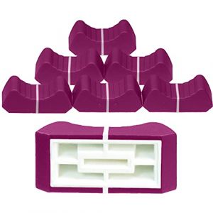 6 X Prof. Bouton Fader Magenta-Rot 8mm Lever 1 Schiebeknopf Fadercaps Faderkappen Caps Pour Potentiom&egrave;tre &agrave; Glissi&egrave;re Potentiom&egrave;tre Coulissant Potentiom&egrave;tre Poti (pot4audio, neuf)