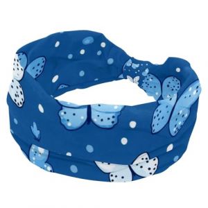 Bandeau large &agrave; motif papillon tendance pour femme, bandeau nou&eacute; torsad&eacute; pour yoga, entra&icirc;nement, bandeau &eacute;lastique doux, accessoires pour cheveux (Galens, neuf)