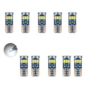 YOUNLEN 10 Pieces Ampoule LED W5W T10 194 6500K (Blanc),Ampoule T10 LED,Canbus Sans Erreur,DC12V,396LM,18SMD 2016 Puces,168 Ampoule LED,Conception Non Polaire,éClairage IntéRieur De Voiture,Plafonnier (YOUNLEN Store, neuf)