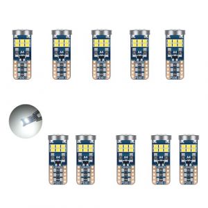 YOUNLEN 10 Pieces Ampoule LED W5W T10 194 6500K (Blanc),Ampoule T10 LED,Canbus Sans Erreur,DC12V,396LM,18SMD 2016 Puces,168 Ampoule LED,Conception Non Polaire,éClairage IntéRieur De Voiture,Plafonnier (YOUNLEN Store, neuf)