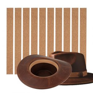 leruiyezs 10pcs Bandes Autocollantes 200x20x2mm, En Li&egrave;ge Pour Ajuster La Taille Du Chapeau, R&eacute;duction De Taille Du Chapeau, Bandes En Li&egrave;ge Autocollantes, Souples, Confortables, Id&eacute;ales Pour Chapeaux (Lerui-FR, neuf)