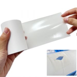 Birllaid Kit de r&eacute;paration gonflable &eacute;tanche 2,15 m x 8 cm - Rouleau de ruban de r&eacute;paration en TPU pour piscine - Ruban de r&eacute;paration pour matelas gonflable, ch&acirc;teau gonflable, jouet gonflable, tente, (HUIZHOU BOLAIDE SHIYE YOUXIAN GONGSI, neuf)