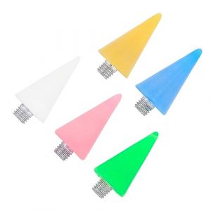 MERRYHAPY 1ensemble Pointes De Remplacement Pour Stylos Manucure Acrylique Outils De Nail Art Blanc Jaune Bleu Vert Et Rose (Tanomi, neuf)