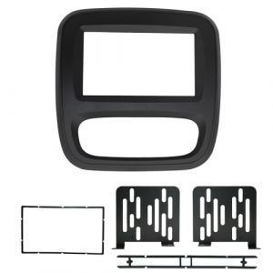 KAOLALI Kit de Façade d'autoradio Stéréo 2 DIN Compatible pour Renault Trafic pour Opel Vivaro 2015 + (GELPARTS, neuf)