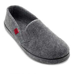 Andres Machado Chaussons Alpino en feutre, Gris, 41 (Andrés Machado, neuf)