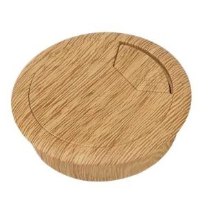 Passe-c&acirc;bles de bureau, cache-trou de c&acirc;ble de bureau, 2 pi&egrave;ces 50/60 mm for table de bureau en plastique grain de bois, cache-trou de c&acirc;ble for ordinateur de bureau, fil rond, mat&eacute;riel for &oelig;illets de (super department store, neuf)