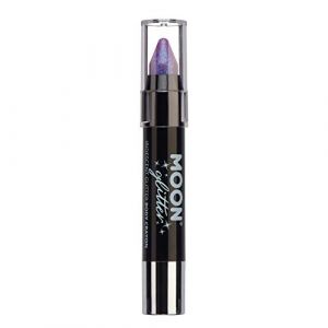 Moon Glitter - Crayon de grimage corporel brillant iridescent - 3.5g - Violet (NeonBeauty, neuf)
