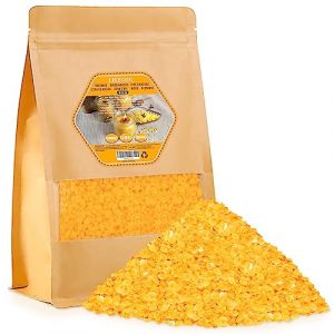 LIKEGOR Cire d'Abeille Naturelle 1 Kg - Lingots de Cire d'Abeille - Forme Granulaire Adapt&eacute;e Aux Cosm&eacute;tiques, Savons, Bougies Parfum&eacute;es, Cadeaux Pour Les Amateurs De Bricolage (Jaune) (LIKEGOR-FR, neuf)