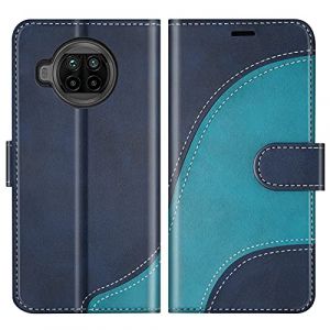BoxTii Coque pour Xiaomi MI 10T Lite 5G, Portefeuille Etui en Cuir PU, Magnétique Protection Housse Coque pour Xiaomi MI 10T Lite 5G, Bleu (BoxTii, neuf)