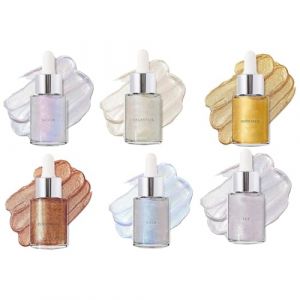 Huile Scintillante Vcorps,Huile Corporelle Scintillante | 30 Ml D'huile Corporelle Chatoyante,Huile De Maquillage Pour Le Corps Longue Durée 6 Couleurs, Liquide Doré Pailleté À Brillance Nature (tiardeaz, neuf)