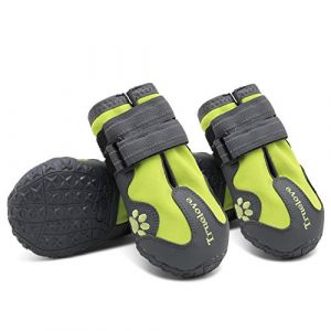 MOKCCI - Bottines imperméables pour chien Truelove avec sangles réfléchissantes, pour petit, moyen et grand chien, utilisation en extérieur (MOKCCI, neuf)