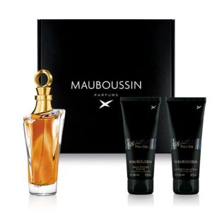 Mauboussin - Coffret Elixir Pour Elle : Eau de Parfum 100ml, Gel Douche 90ml & Lait Corps 90ml (MB Parfums, neuf)