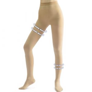 Beister Collant de Contention Femme & Homme à bout fermé Longues, 20-30mmhg Bas de Contention Classe 2 Médicale Soutien Graduel Chaussette de Contention, Pantalons serrés pour Les varices, l'œdème (Beister., neuf)