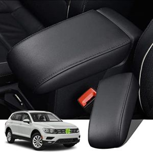 Ruiya Compatible avec VW Tiguan 2 2017-2023 Tarraco 2019-2023 Housse d'accoudoir central,Couvercle de bo&icirc;te d'accoudoir &Eacute;tui de Protection Console centrale Protection d'accoudoir Accessoire VW Tiguan (YEEP IN, neuf)