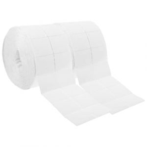 SEWACC Lingettes pour Ongles en Rouleau 2 X 500 Pi&egrave;ces Non Pelucheuses Papier &agrave; Ongles Jetable Doux et Absorbant pour Dissolution Vernis Voyage et Manucure Professionnelle (Quick Research Sha, neuf)