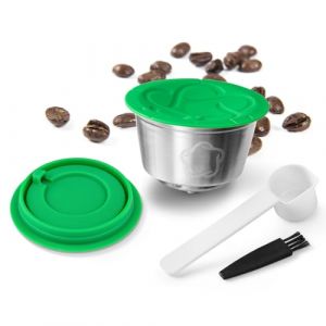 Capsules de café réutilisables en acier inoxydable pour Dolce Gusto - Recharge de filtre compatible avec les machines Dolce Gusto Piccolo et Genio S (HAILASRE Direct, neuf)