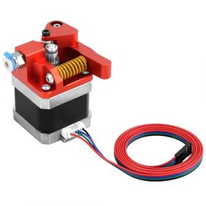 QWORK&reg; Extrudeuse &agrave; Double Engrenage, Extrudeuse avec Moteur Pas &agrave; Pas, Extrudeuse en Aluminium, Accessoires d'imprimante 3D, Compatible avec Ender-3 CR-10S PRO (shavinglikes, neuf)