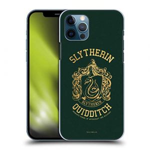 Head Case Designs sous Licence Officielle Harry Potter Slytherin Quidditch Deathly Hallows X Coque Dure pour l'arri&egrave;re Compatible avec Apple iPhone 12 / iPhone 12 Pro (eCell, neuf)