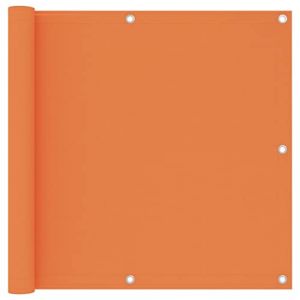 vidaXL Ecran de Balcon Brise-Vue Brise-Vent de Jardin Ecran de Protection Ecran d'Intimité Confidentialité Extérieur Orange 90x300 cm Tissu Oxford (vidaXL FR, neuf)