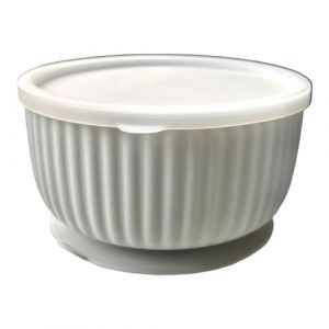 Gamelles pour chat avec ventouse de 400 ml avec couvercle en silicone – Gamelle surélevée en silicone avec fond antidérapant pour nourriture sèche, nourriture humide et eau – Gamelle à eau en silicone (KotomodaCatWear, neuf)