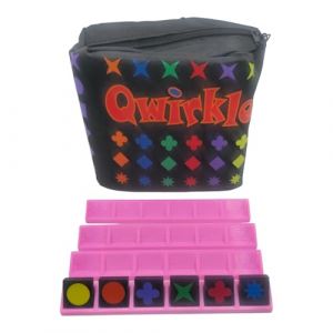 G&eacute;n&eacute;rique 4 Supports pour jetons pour qwirkle Voyage (Rose) (pltcrea, neuf)