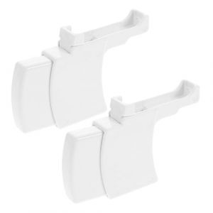 NIYANGLE Outil de Per&ccedil;age Oreilles et Nez 2 Pi&egrave;ces Booster Auto-perforant Blanc Pr&eacute;cision Usage Domestique et Professionnel Per&ccedil;age Piercing Acier Inoxydable (Telinei, neuf)