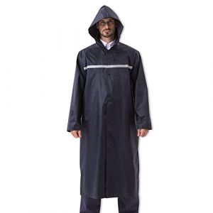 Pahajim Poncho Pluie imperm&eacute;able, Unisexe Long R&eacute;utilisable Veste, Cape de Pluie Reflechissant R&eacute;sistant Aux Emergency Poncho Respirant avec Capuche en Plein Air Camping Randonn&eacute;e Cyclisme Moto (Pahajim, neuf)