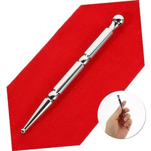 EXQUIMEUBLE Stylo d'Acupuncture Manuel Outil de Massage d'Acupuncture pour Relaxation Acier Inoxydable Usage Domestique Massage du Visage Pratique pour Hommes (MLOOZK, neuf)