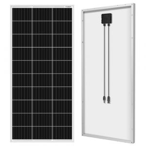 DOKIO Panneau solaire monocristallin 200 W 18 V - 200 W - Pour batteries 12 V - Idéal pour camping-car, camping, abri de jardin (Buqingyun Solar, neuf)
