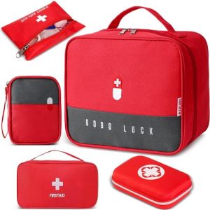 TAVADA Trousse de Secours Vide,5pcs Trousse de Premiers Secours,Boite de d'urgence,Kit de Premiers Secours,Portable,pour Maison,Voyages,l'&eacute;cole et la Camping (HADALA YYDS Kft., neuf)
