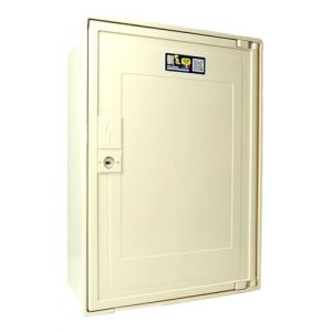 Carré Rouge - Coffret Compteur de Chantier Monophasé 15/45A, Pack 10m, 1 Prise, Compatible Raccordement ENEDIS, Étanche, Fabrication Française - 49 x 35 x 20 cm (Mon Coffret de Chantier, neuf)