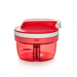 Tupperware SuperSonic Chopper Mini, capacit&eacute; de 300 ml, hachoir &agrave; aliments manuel - Gadget de cuisine pour hacher les herbes, les noix, l'ail, les l&eacute;gumes (Pacific Vi zan, neuf)