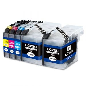 Yongairuink LC22U LC22UBK LC22UC LC22UM LC22UY XL Remplacement pour MFC-J985DW DCP-J785DW (lot de 5) (BesT ink cartridge store, neuf)