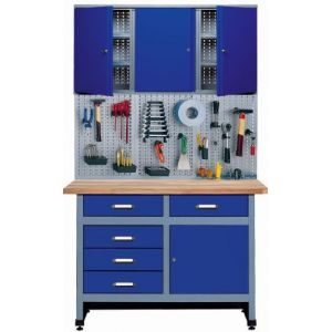 Küpper 70424-7 Etabli atelier bleu marine 120 cm (STAHLFREAK Warenhandel GmbH, neuf)