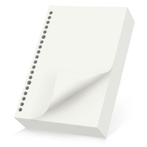Yarotm Recharge Feuilles A4 Page Blanche - 90 Feuilles Perfor&eacute;es 30 Trous pour Agendas 21x29cm - Refill Papier 100 g/m&sup2; - Papier Mobiles Blanc pour Classeur, Bloc Note, Carnet (Droking, neuf)