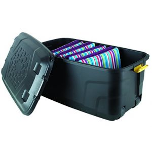 Ward 145 L Coffre de Rangement sur roulettes – Noir (SpreetailDE, neuf)