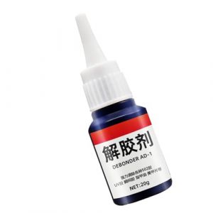 Décapant adhésif – Remover de colle | Puissant retrait d'adhésif, dissolvant de super colle de 20 g, dissolvant de super adhésif sûr, puissant dissolvant de colle pour ongles (custip, neuf)