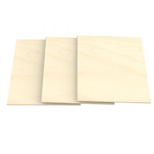 AUPROTEC 3x A4 Feuille de Contreplaqu&eacute; 8mm Bouleau (210 mm x 297 mm) Panneau du Bois Massif pour Bricolage Chantournement Mod&eacute;lisme D&eacute;coration Panneaux Multiplex de qualit&eacute; haut BB/BB (AUPROTEC, neuf)